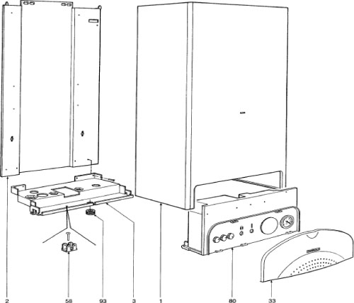 39804890 FERROLI MODENA Domina 80E Vaso Di Espansione Nuovo - Foto 3